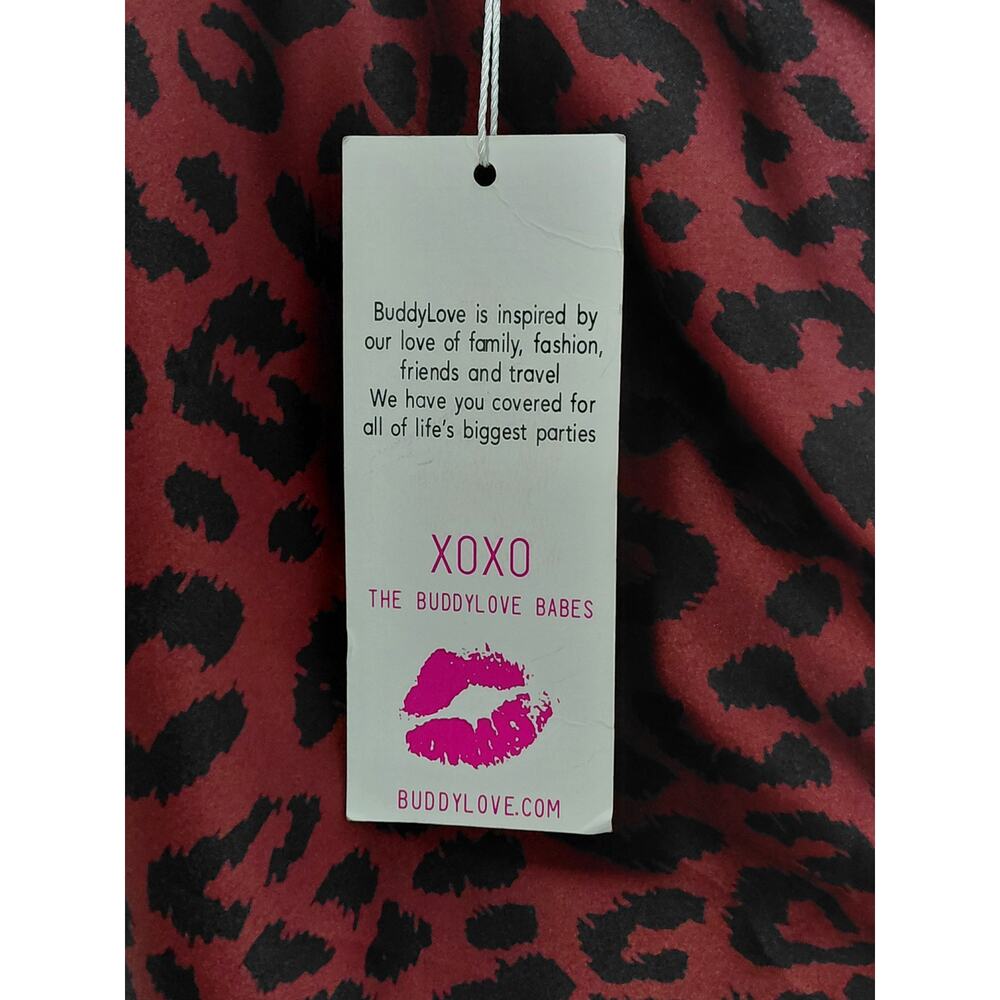 NWT Buddy Love Hope Skirt Merlot Leopard Print Animal Print Women Size M - Picture 6 of 10